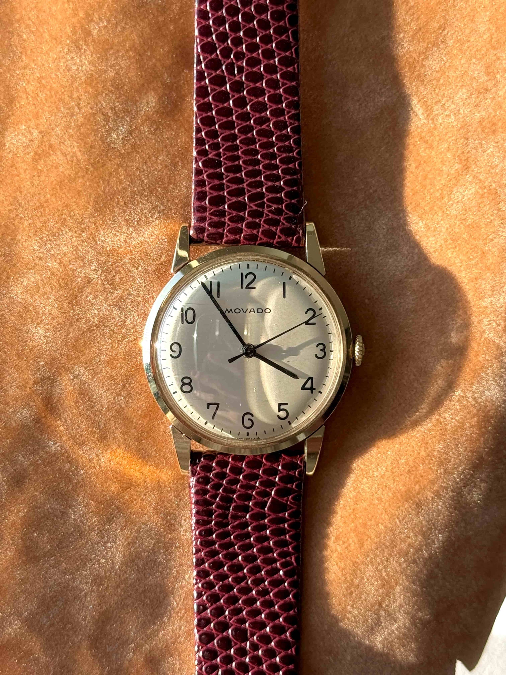 Movado 9ct 1950's