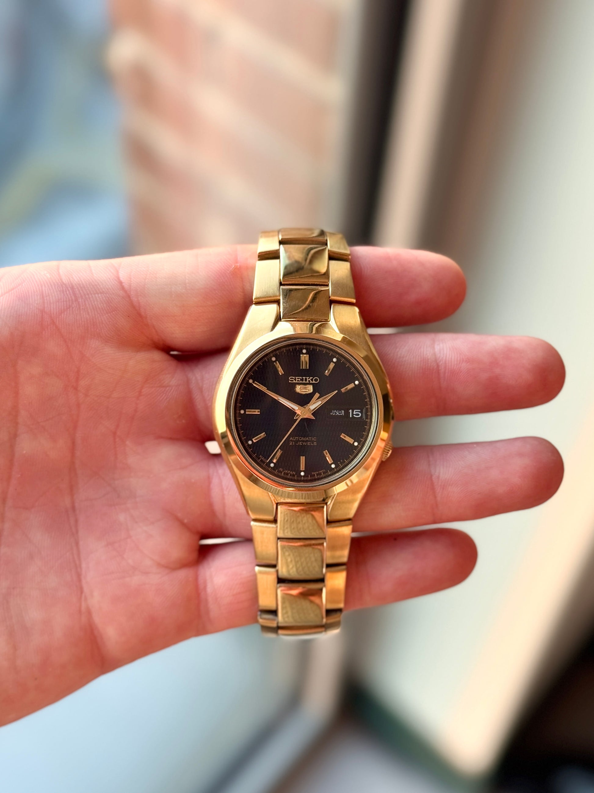 Seiko 5 Japan Arabic Wheel