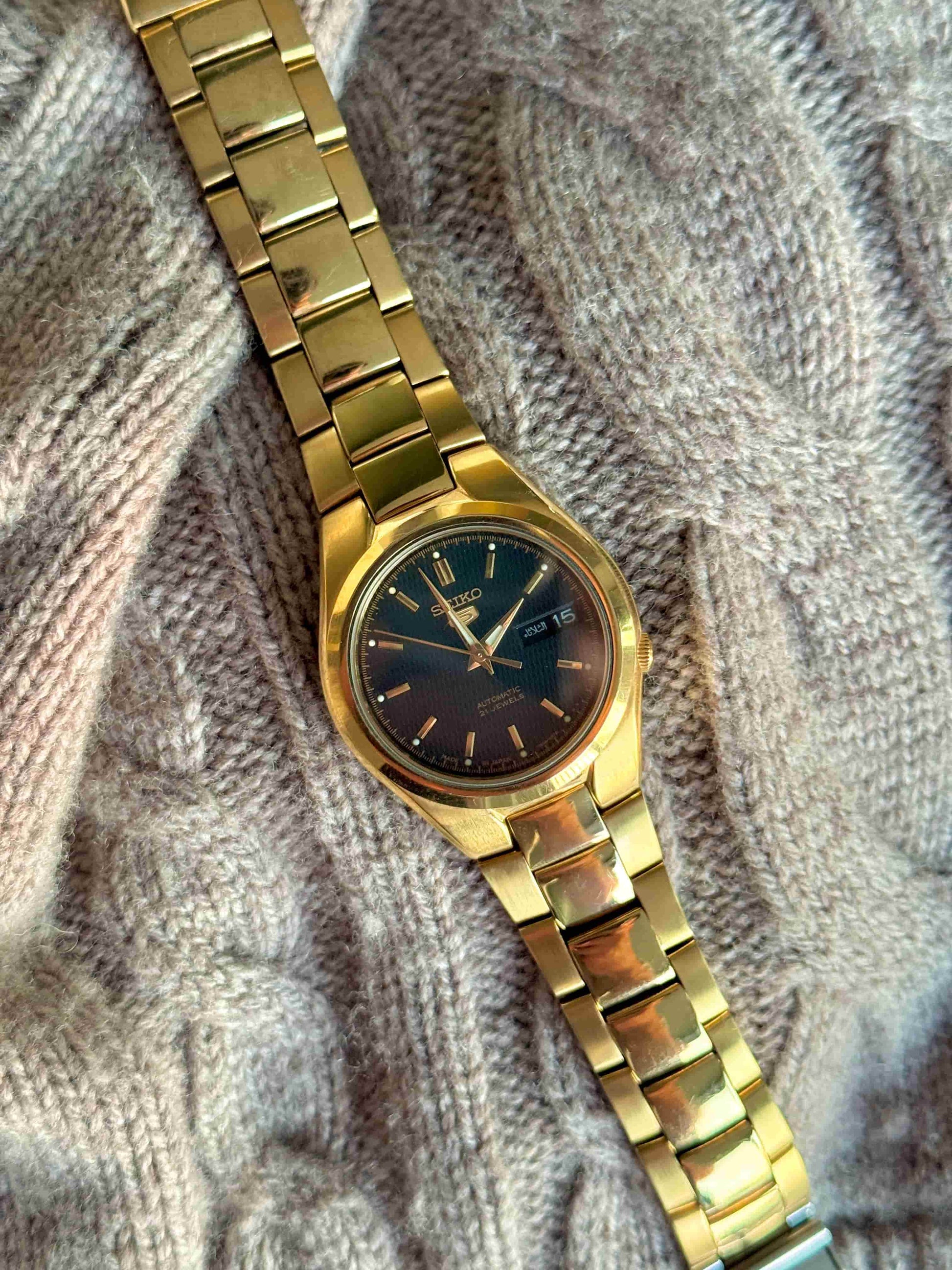 Seiko 5 Japan Arabic Wheel
